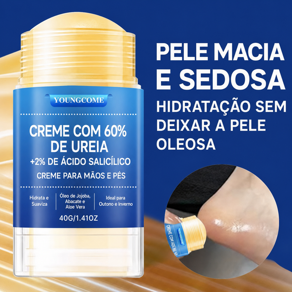 Creme Hidratante para Pés com Ureia e Ácido Salicílico