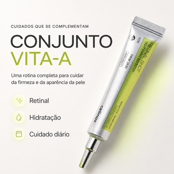 Kit Facial com Retinal: Creme Hidratante e Sérum para Olhos
