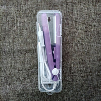 Mini Chapinha Prancha Portátil 3 em 1 — Alisa, Modela e Cacheia | Aquecimento Rápido + Estojo