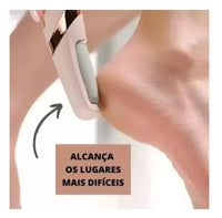 Lixa Elétrica para Pés Recarregável 360°