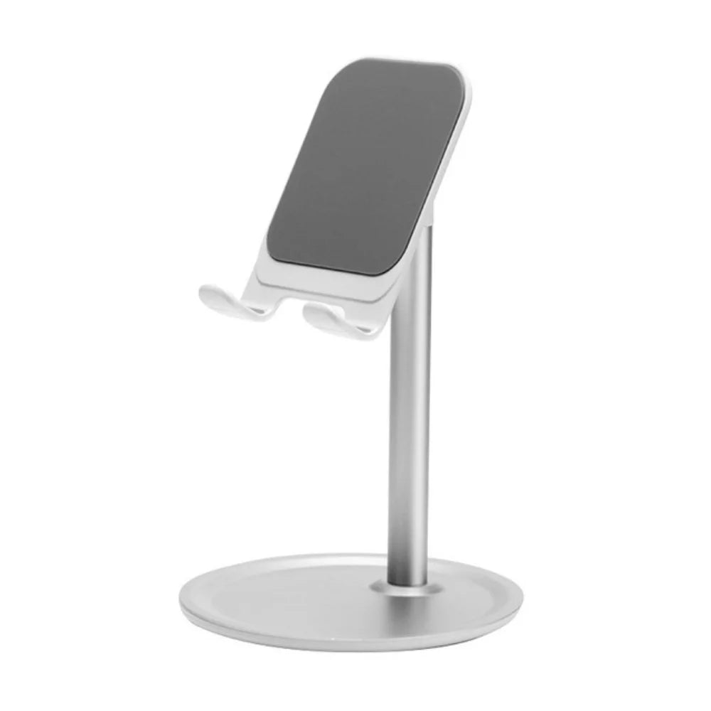 Universal Mobile Phone Stand-Stable Plastic Base, Non-slip and Ergonomic Adjustment