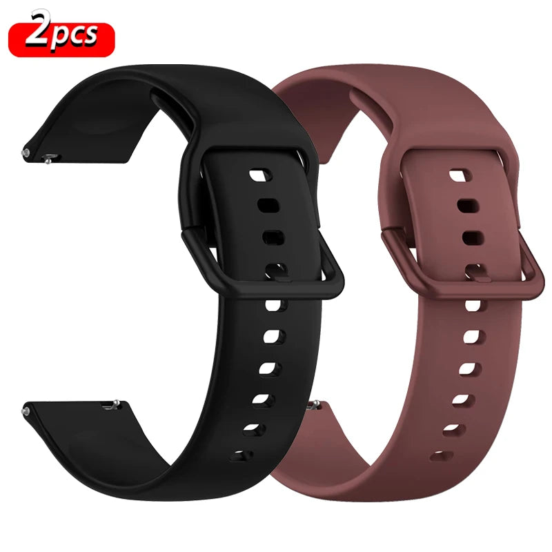 Strap For Amazfit GTS 2/4/3/GTS 2/4 Mini/GTR 4/2/2e 20mm/22mm Watch Silicone Sport Bracelet Amazfit bip 6 5 3/u pro Series bands