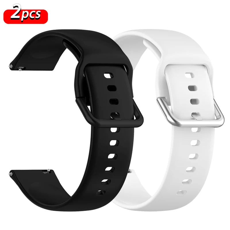 Strap For Amazfit GTS 2/4/3/GTS 2/4 Mini/GTR 4/2/2e 20mm/22mm Watch Silicone Sport Bracelet Amazfit bip 6 5 3/u pro Series bands