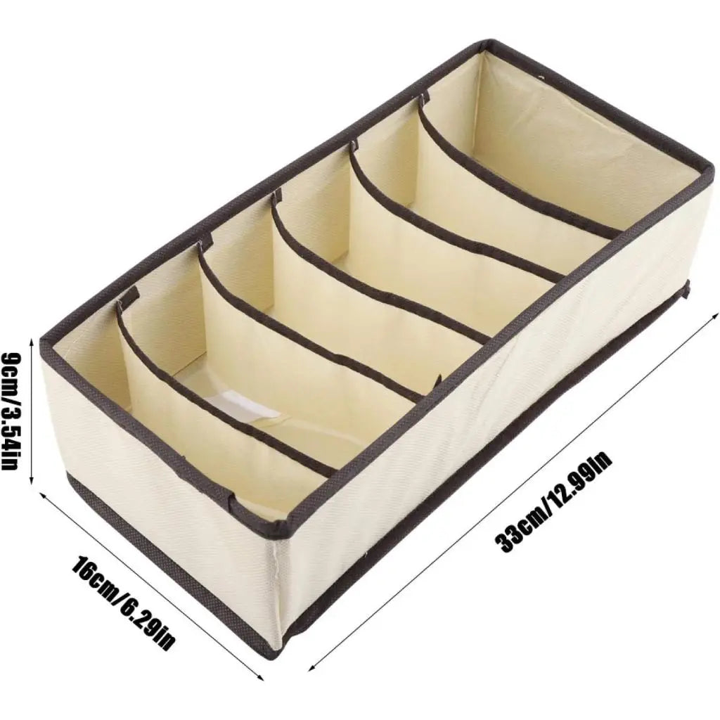 6 Division Drawer Drawer Organizer Portable Clothes Folding Clothes Interior and Objects
