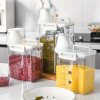Hermetic Pot Cup Meter Beak Doser Kitchen Anti-Meds Multipurpose Laundry Practical Storage Compact Organizer