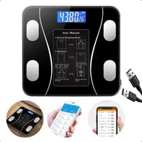 Bluetooth Digital Body Bioimpedance Scale 180kg Smart Bluetooth Electronic Scale for Human Weight Measurement and Charging