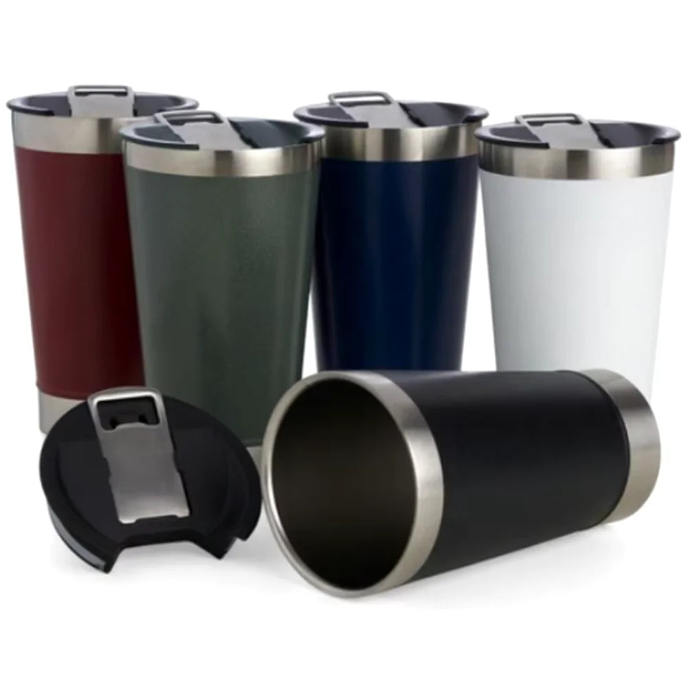 473ml Thermal Cup with Lid and Opener-Ideal for Hot or Cold Drinks