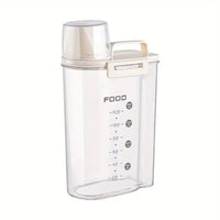 Hermetic Pot Cup Meter Beak Doser Kitchen Anti-Meds Multipurpose Laundry Practical Storage Compact Organizer