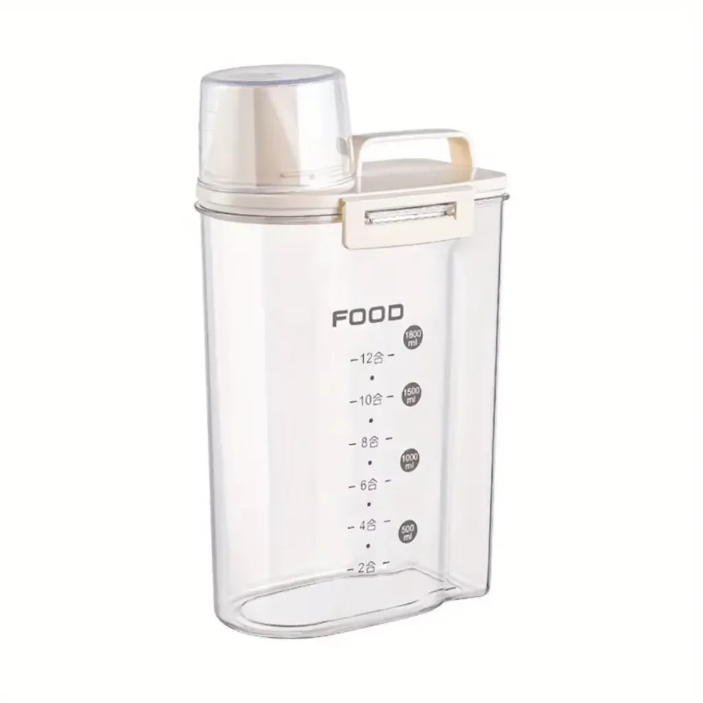 Hermetic Pot Cup Meter Beak Doser Kitchen Anti-Meds Multipurpose Laundry Practical Storage Compact Organizer