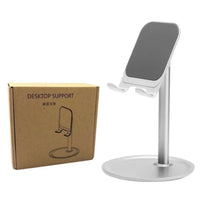 Universal Mobile Phone Stand-Stable Plastic Base, Non-slip and Ergonomic Adjustment