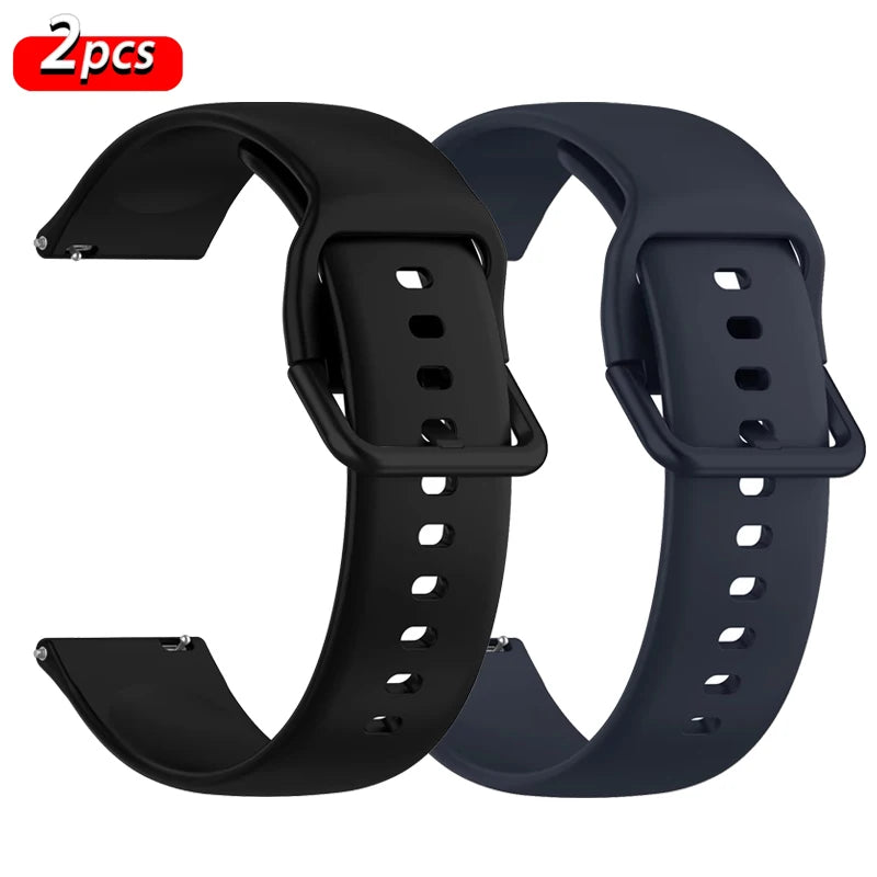 Strap For Amazfit GTS 2/4/3/GTS 2/4 Mini/GTR 4/2/2e 20mm/22mm Watch Silicone Sport Bracelet Amazfit bip 6 5 3/u pro Series bands