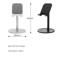 Universal Mobile Phone Stand-Stable Plastic Base, Non-slip and Ergonomic Adjustment