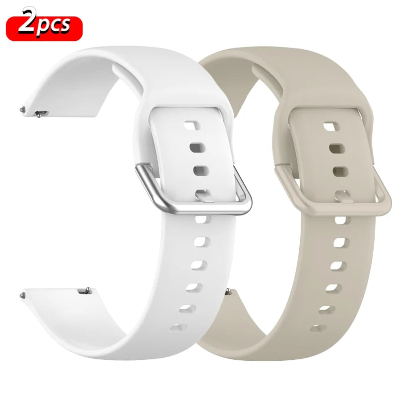 Strap For Amazfit GTS 2/4/3/GTS 2/4 Mini/GTR 4/2/2e 20mm/22mm Watch Silicone Sport Bracelet Amazfit bip 6 5 3/u pro Series bands
