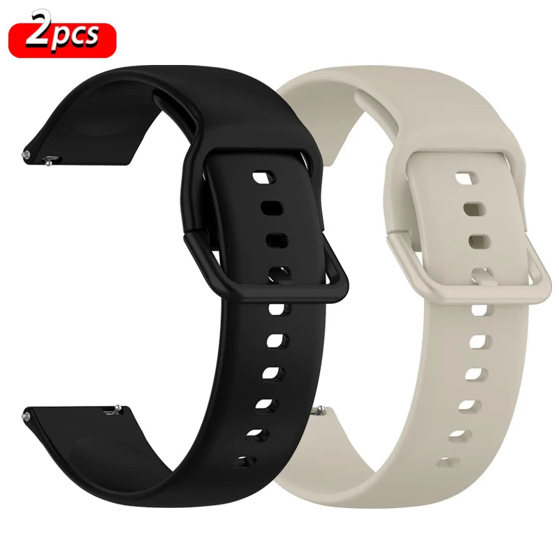 Strap For Amazfit GTS 2/4/3/GTS 2/4 Mini/GTR 4/2/2e 20mm/22mm Watch Silicone Sport Bracelet Amazfit bip 6 5 3/u pro Series bands