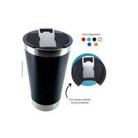 473ml Thermal Cup with Lid and Opener-Ideal for Hot or Cold Drinks