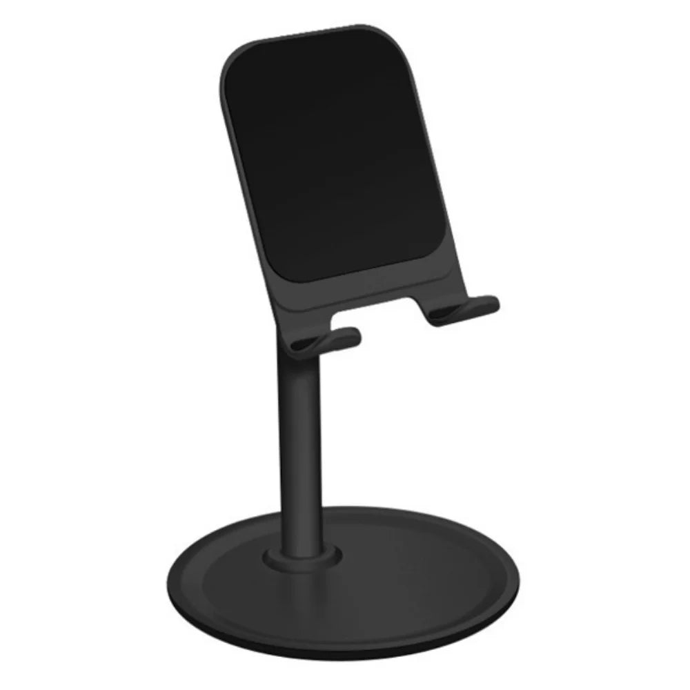 Universal Mobile Phone Stand-Stable Plastic Base, Non-slip and Ergonomic Adjustment
