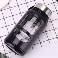 Portable Water Bottle Glass 520/650/1000ml Large Capacity Cup Fitness Outdoor Sports Leak-proof Bike Climbing Camping