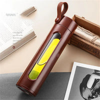 Portable Water Bottle Glass 520/650/1000ml Large Capacity Cup Fitness Outdoor Sports Leak-proof Bike Climbing Camping