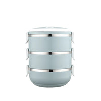 Portable Stainless Steel Thermal Lunch  Box For Kids School Microwave Box Thermal Lunch Box Salad Fruit Food Container Box