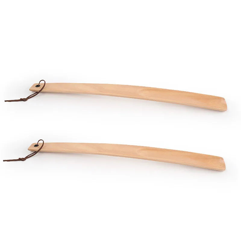 Calçadeira de Sapatos em Madeira 38cm com Cabo Longo