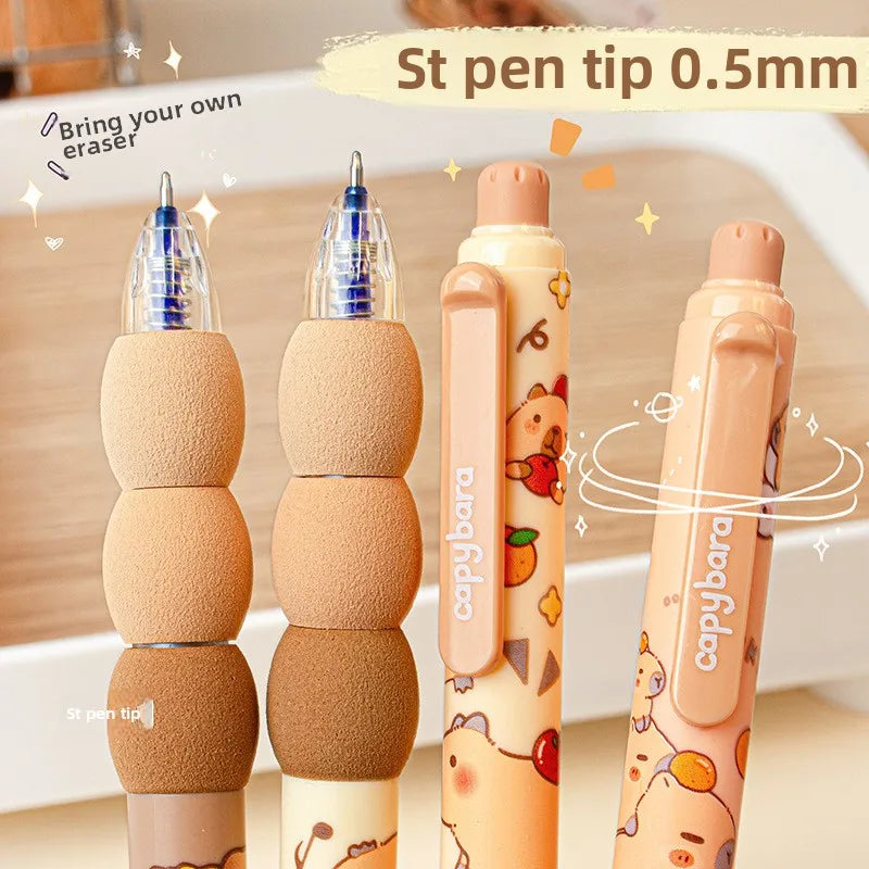 Kit com 4 Canetas  Capivara