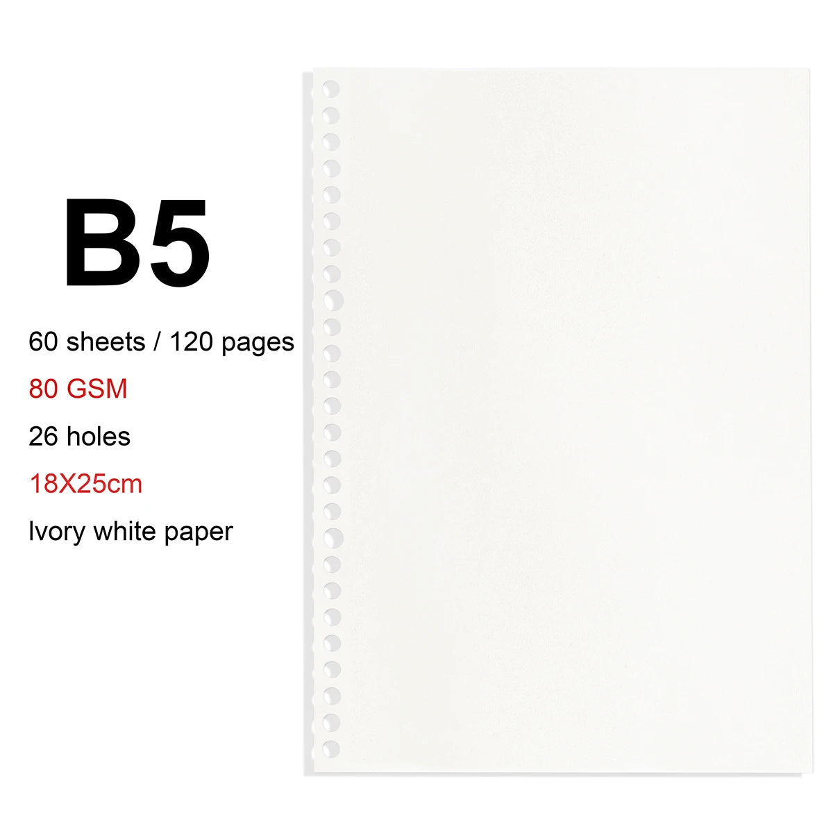 Folhas para Caderno de Disco e Fichário – Folhas Reposicionáveis