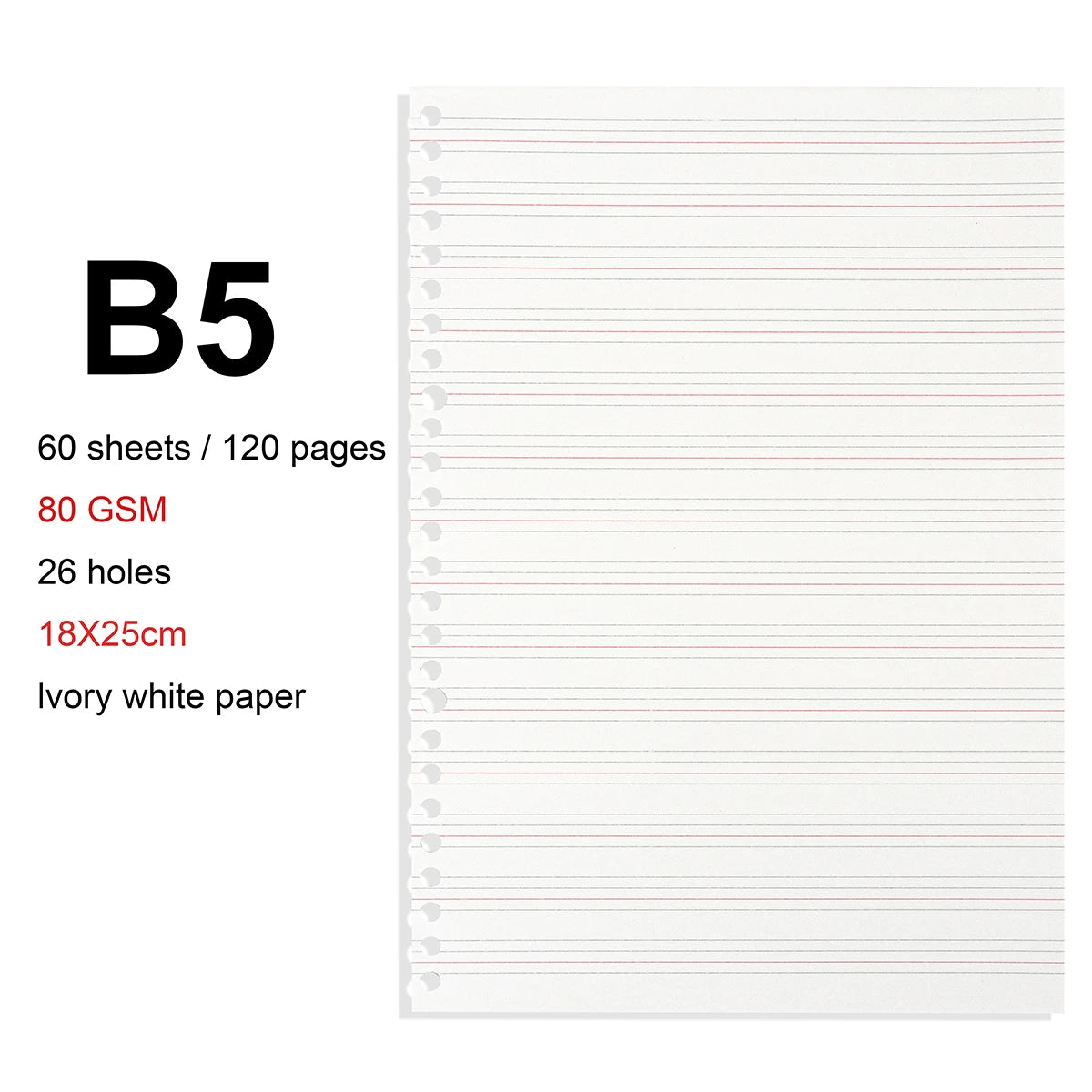 Folhas para Caderno de Disco e Fichário – Folhas Reposicionáveis