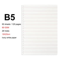 Folhas para Caderno de Disco e Fichário – Folhas Reposicionáveis