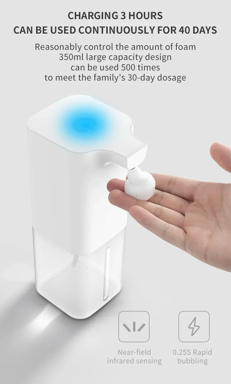 Dispenser Premium de Sabão em Espuma com Sensor