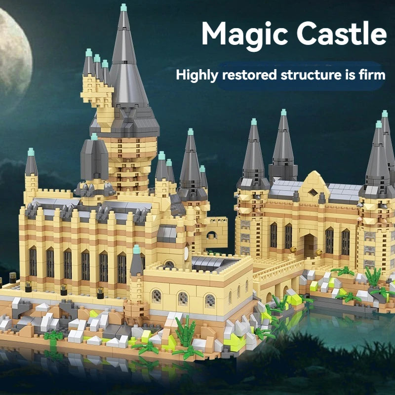 Kit de Construção Castelo Medieval em Blocos de Montar