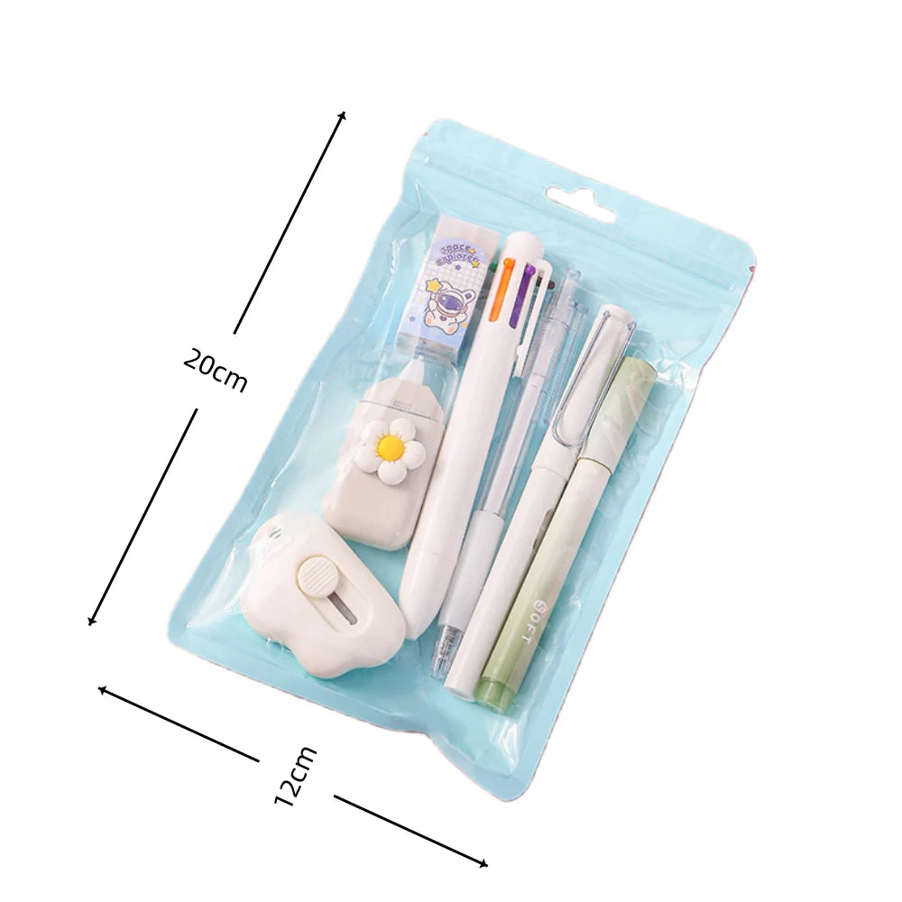 Kit de Papelaria 7 em 1