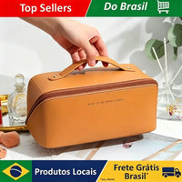 Waterproof Zipper Makeup Organizer Bag Female Portable Toiletry Storage Pouch Fashion Lady Cosmetic Case For Trip Business Trip