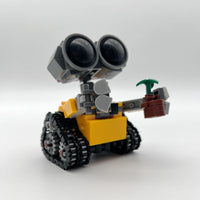 Kit de blocos de montar MOC Mini Robô Wall-E com mais de 200 peças, inspirado em filme clássico. Brinquedo criativo de tijolinhos para crianças, adolescentes e adultos. Ideal para presentear.