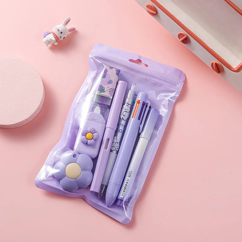 Kit de Papelaria 7 em 1