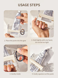1PC Squeezing Toothpaste New Home Manual Spinning Toothpaste Facial Cleanser Skincare Products Hair Dye Oil Painting Paint