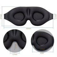Máscara Espuma Confortavel Dormir 3D Sombra Blackout Zero Pressão Eye Venda Tampa Olho Noturno