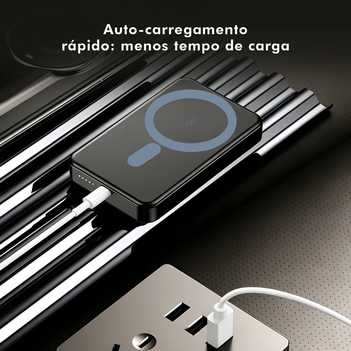 Magnetic Powerbank, Portable Charger, Power Bank, Portable Battery, Portable External Battery