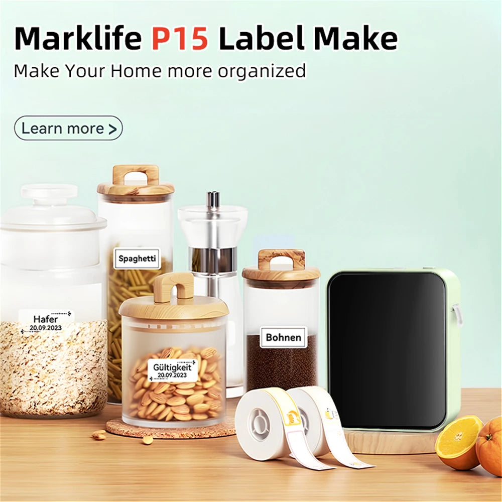 Impressora de Etiquetas MarkLife P15 Recarregáve