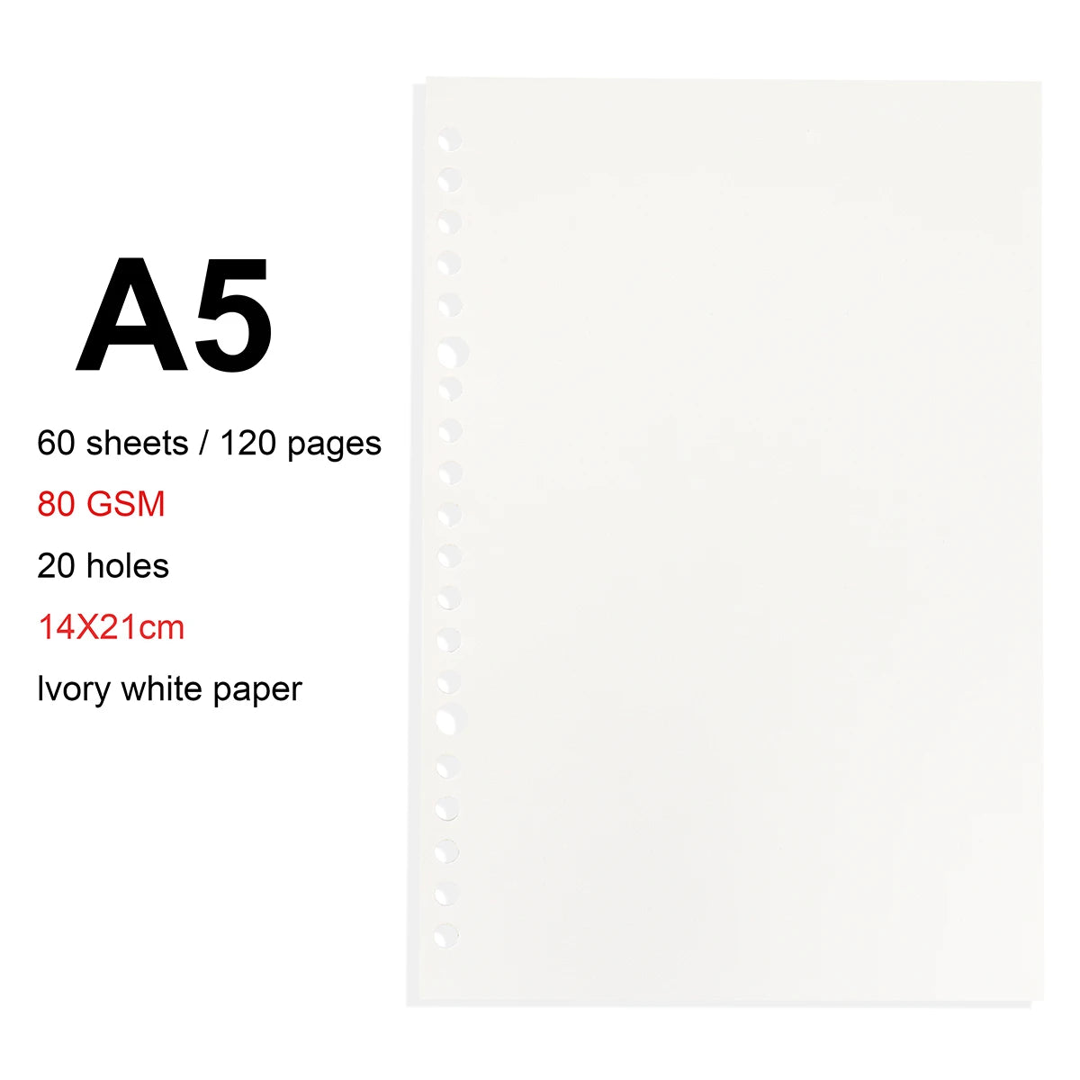 Folhas para Caderno de Disco e Fichário – Folhas Reposicionáveis