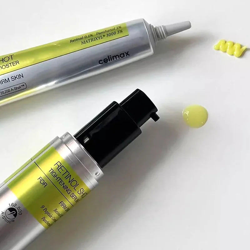Korean Retinal Celimax Set Firming Enhancer Hydrating Shot Tightening Booster Face Cream Eye Serum Shrink Dark Circles Repair