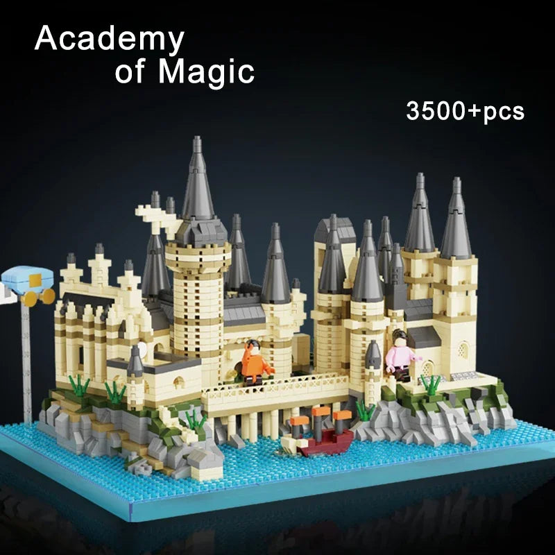 Kit de Construção Castelo Medieval em Blocos de Montar