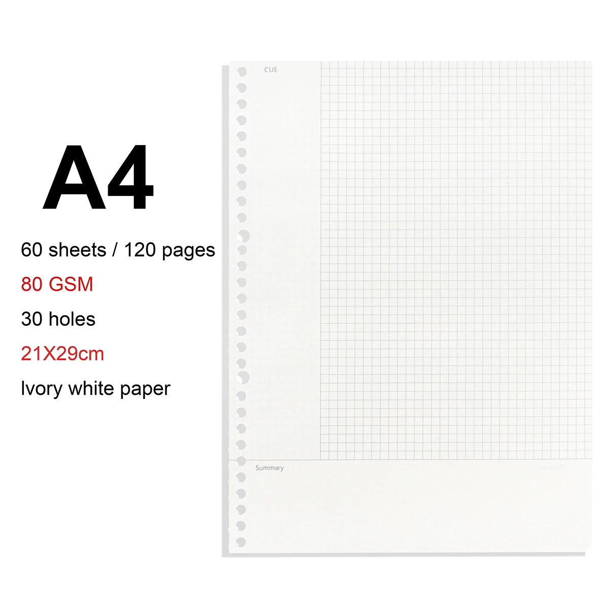 Folhas para Caderno de Disco e Fichário – Folhas Reposicionáveis