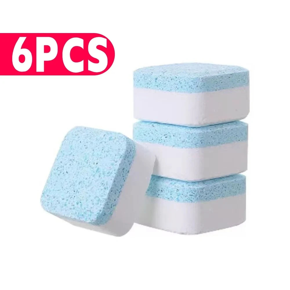 Kit 12 24 36 Pastilhas Efervescentes para Limpeza Profunda da Maquina de Lavar Desincrustante e Anticalcario