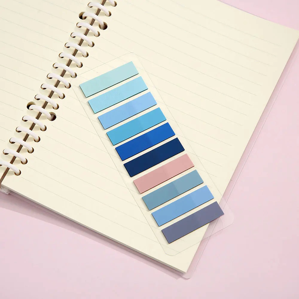 Marcadores Adesivos Transparentes Coloridos com 200 Folhas