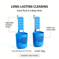 1/2PCS Silicone Toilet Tank Tablet Holder Versatile Toilet Bowl Hanging Cleaner and Deodorizer Hanger