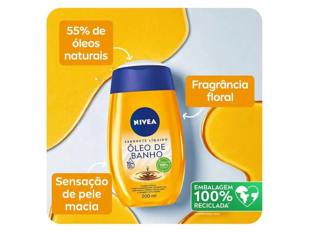 Nivea Natural Oil Liquid Body Soap