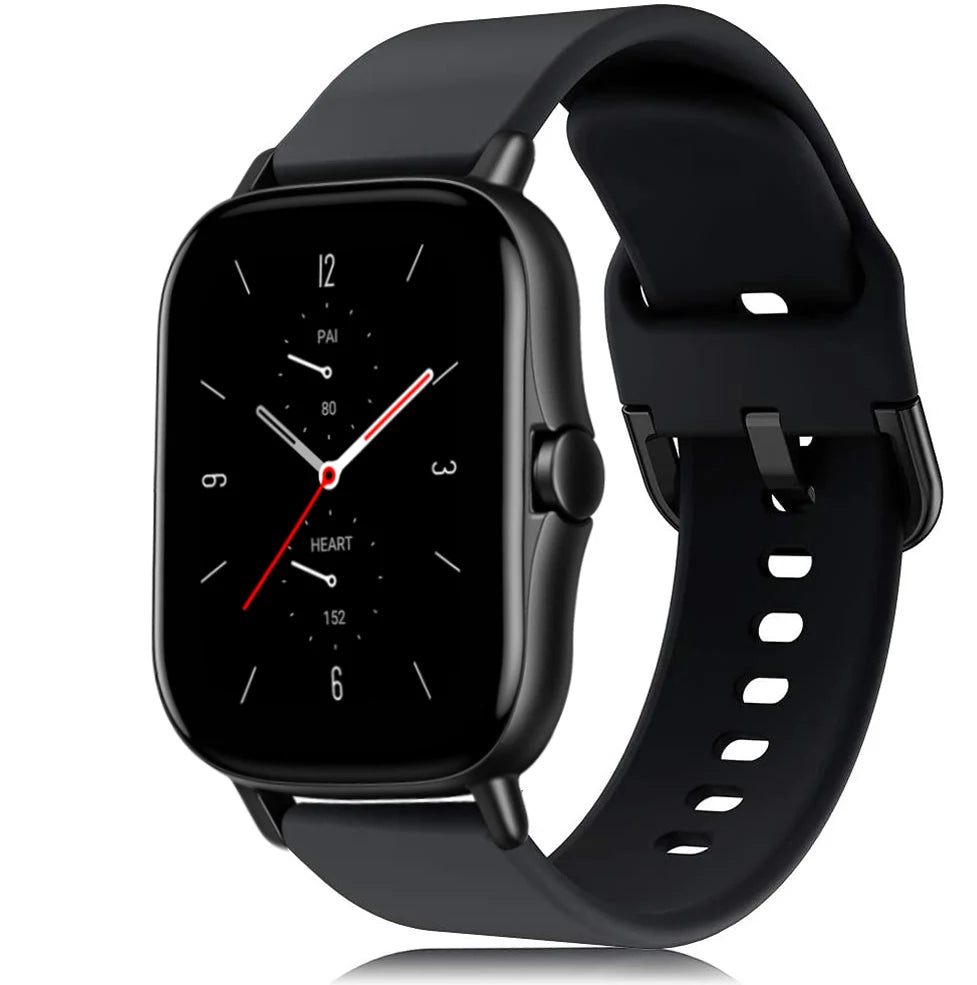 Strap For Amazfit GTS 2/4/3/GTS 2/4 Mini/GTR 4/2/2e 20mm/22mm Watch Silicone Sport Bracelet Amazfit bip 6 5 3/u pro Series bands