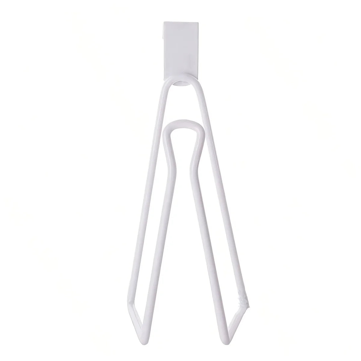 Toilet Paper Holder - Easy Install Wall Mount Bathroom Tissue Roll Hanger with Painted Finish Space Saving No-Drill Design