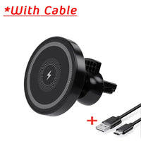 Magnetic Wireless Car Charger Air Vent Phone Holder Stand For iPhone 17 16 Pro Max 15 14 13 12 Fast Charging Cellphone Bracket