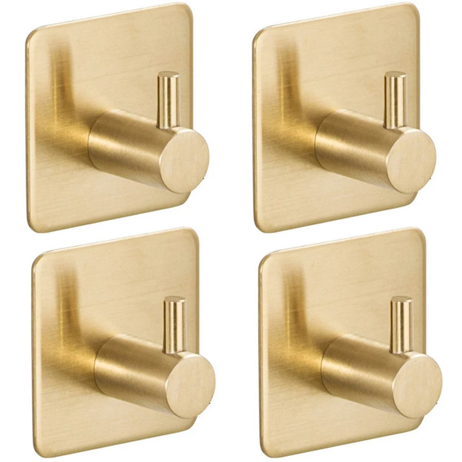 Ganchos Adesivos em Aço Inox